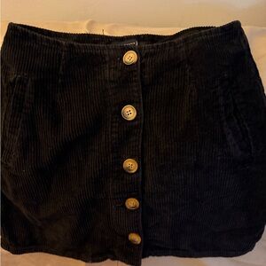 YMI Dark Corduroy Skirt